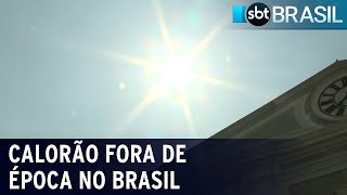 Temperaturas se aproximam de 40ºC em várias cidades brasileiras  SBT Brasil 180923 [upl. by Dercy]