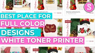 Where to Get Designs for Full Color Heat Transfers Awesome for iColor 560 White Toner Printer [upl. by Reynolds]