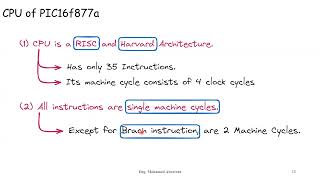 Lecture 2 Basic features of PIC16f877a [upl. by Midis]