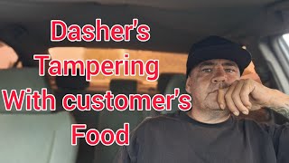 Dashers Tampering With customers Food [upl. by Helali]