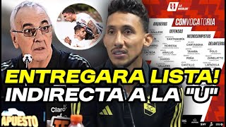 JORGE FOSSATI LISTA DE CONVOCADOS SELECCION PERUANA VS COLOMBIA Y ECUADOR [upl. by East]