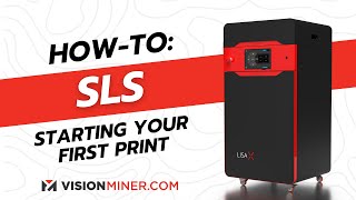 Mastering SLS 3D Printing First Print Workflow on the Sinterit Lisa X  Vision Miner 2024 [upl. by Ynafets]