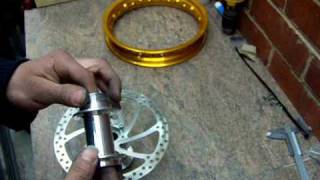 The machining of a custom bike hub [upl. by Auburta]