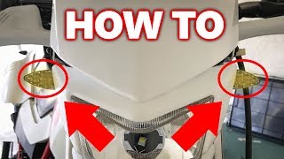 How to Install LED Turn Signals on a Dual Sport TW200 [upl. by Ennahteb]