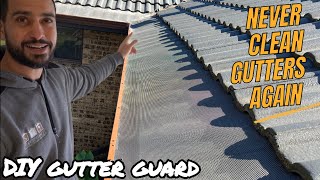 Best gutter guard diy install [upl. by Errised]