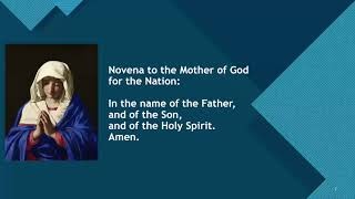 EWTN’s Novena to the Mother of God for the Nation – Day 5 [upl. by Idnim]