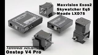 Maxvision EXOS2Skywatcher EQ5Meade LXD75 Onstep kit install videoTerransindustry [upl. by Leonardi]