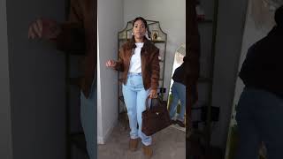 Simple Versatile FallWinter Look — Boohoo Jeans FallStyle Primark FallStyle OOTD [upl. by Hpesoj]