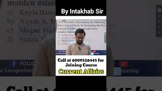 2024 Current Affairs I Monthly Current Affairs I by Intakhab Ali Sir appsc apssb [upl. by Roselani817]