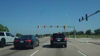 Hoffman Estates to Chicago I90 Highway to Huntley No Talk No Music ASMR [upl. by Kcam141]