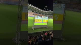 Atmosphere at public viewing of Ballkani vs FC BATE Borisov at Borisov Arena [upl. by Namrehs159]