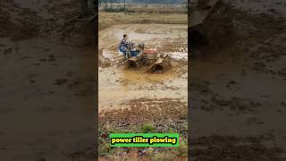 4x4 Wheel Drive Diesel Power tiller tractor agriculture shorts satisfying [upl. by Noe]