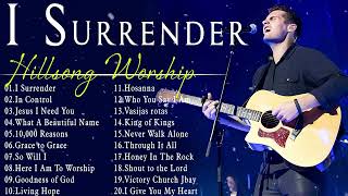 I Surrender  Hillsong Acoustic 2023  Nonstop Listen To Hillsong Praise amp Worship playlists [upl. by Evol]