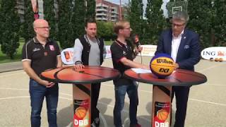 DBBTV Medienevent zur INGDiBa German Championship 3x3 und des Supercups [upl. by Polad]