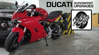 MotoVLOG Ducati SuperSport Upgrades by Big Bike Tech [upl. by Marras234]