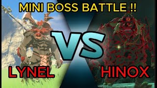 LYNEL VS HINOX  The Legend of Zelda Tears of the Kingdom [upl. by Nortna]