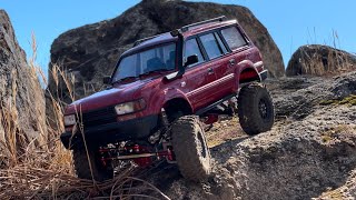 Wpl C54 116 Land Cruiser RC Epic Crawling And Off Roading In The Eastern Sierras [upl. by Egamlat]