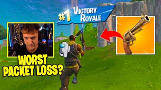 Ninja INSANE Fights till the END in OG Fortnite with Worst Packet Loss [upl. by Toiboid]