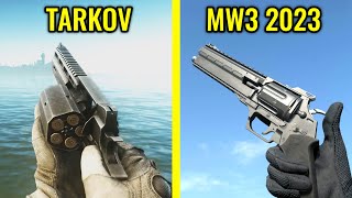 Escape from Tarkov vs COD MW3 2023  Weapons Comparison [upl. by Misab]