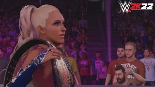 SummerSlam  Alexa Bliss vs Michelle McCool  Womens Championship  Womens Universe  WWE 2K22 [upl. by Waligore]