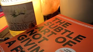 ASMR Reading amp Gum Chewing  The Subtle Art of Not Giving a F PART 3 [upl. by Casimir908]