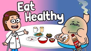 Healthy Food Kids Song  Eat a healthy meal  Yummy Tummy  Mealtime Vegetable Song  Simple Song [upl. by Nadbus]