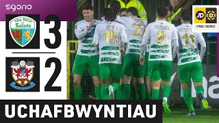 Uchafbwyntiau  Highlights Y Seintiau Newydd 32 Penybont  JD Cymru Premier [upl. by Iruahs]