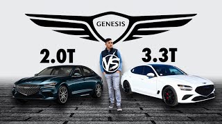 2023 GENESIS G70 20T vs 33T  Which one should you buy [upl. by Wait]