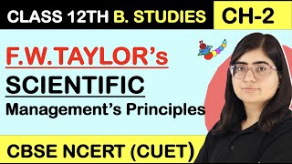 SCIENTIFIC PRINCIPLES OF MANAGEMENT FW TAYLORs Principles of Management Business studies [upl. by Olympie31]