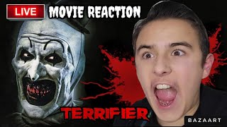 THIS MOVIE SCARRED ME 💀  Terrifier 2016 MOVIE REACTION  Live from Twitch [upl. by Idonah]