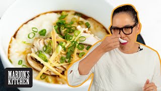 How To Classic Chicken Congee At Home ❤️  CookWithMe  Marions Kitchen [upl. by Duyne]