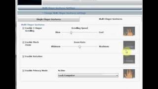 Dell TouchPad Multi Touch Gesture Settings [upl. by Janel]