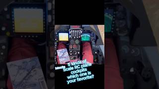 5 kinds of Scale RC plane cockpits which one is your favoritescalerc rcaircraft rcplane cockpit [upl. by Eustis]