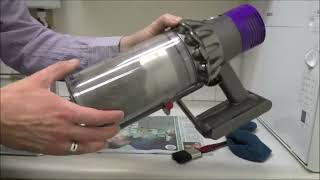 How to clean and maintain the Dyson V10 Cordless Vacuum Cleaner [upl. by Torrie713]