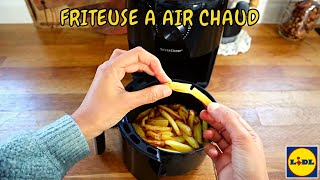 FRITEUSE À AIR CHAUD SILENCIEUSE de LIDL frite  œuf  gâteau [upl. by Nylavad]