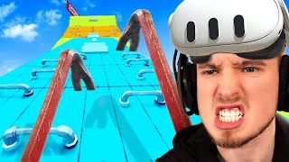 This Virtual Reality Game Made Me ANGRY  Crowbar Climber VR [upl. by Yarb877]