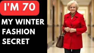 Unlocking The Secret  Winter Fashion For 70 Years old Women Fashion Styles Tips [upl. by Chemush164]