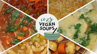 cozy vegan soups for every day of the week almost [upl. by Kamaria]