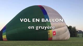 Vol en ballon montgolfière en Gruyère [upl. by Arv]