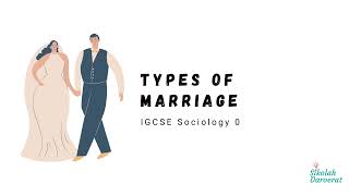 Types of Marriage IGCSE Sociology 0495 [upl. by Aneri861]