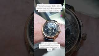 Trying on the JaegerLeCoultre Master Control Chronograph Calendar [upl. by Stanfield]