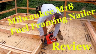 Milwaukee M18 Nail Gun Review [upl. by Itnava]