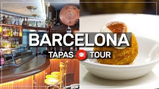 🤤 Barcelona TAPAS TOUR 🍤🍻 048 [upl. by Barna]