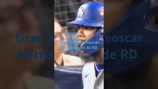 GRAND SLAM DEL DOMINICANO TEOSCAR HERNANDEZ ACERCA A LOS DODGERS 65 PARTIDO FRENTE A LOS PADRES [upl. by Aranahs876]