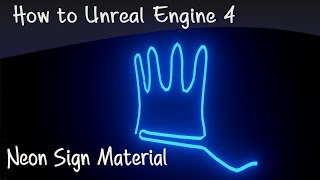 Creating a 3D Neon Sign  Photoshop 3DS Max Unreal Engine 4 Tutorial Part 2 [upl. by Orlene]