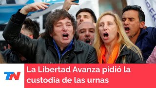 Tras un reclamo la Justicia autorizó a Milei a custodiar las urnas cuando termine el balotaje [upl. by Araminta]