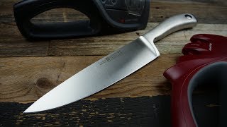 How To Sharpen Knives On Wusthof Hand Held Sharpeners [upl. by Eolhc]