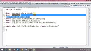 Upload Multiple Files with Struts 2 Framework [upl. by Aiz]