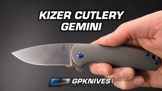 Kizer Cutlery Gemini Overview [upl. by Jayson]