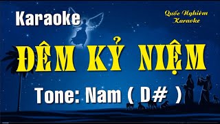 Karaoke  Noel  ĐÊM KỶ NIỆM  Tone Nam  D  st Ngân Giang [upl. by Renrut]